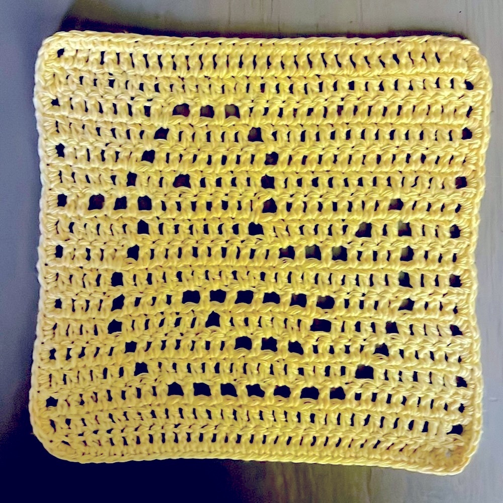 Hand Crafted Crochet Baby Washcloth Nursery Rubber Ducky Rubber Duck 100% Cotton